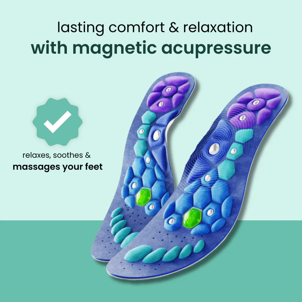Semelles de chaussures à acupression magnétique Neoclear™