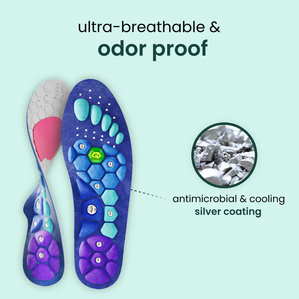 Semelles de chaussures à acupression magnétique Neoclear™